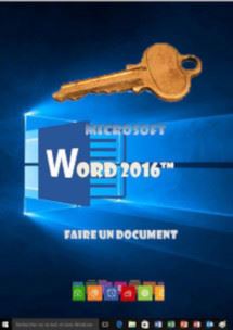 cours en ligne Word 2016, faire un document