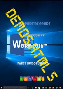 (imagepour) Ressources de formation Word 2016 utilisation