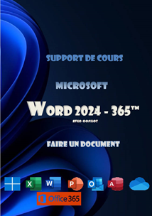 (imagepour) support de cours Word 2024 initiation
