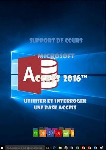 (imagepour) support de cours Access 2016, n1 interrogation, utilisation