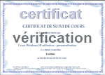 Vérification d'un certificat