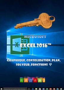 cours en ligne Excel 2016, Graphes, conso, plan, solveur