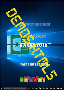 (imagepour) Ressources de formation Excel 2016 initiation