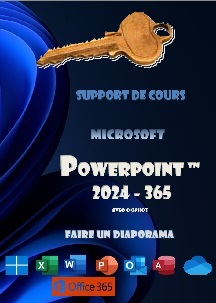 (imagepour) cours en ligne Powerpoint 2024, Faire une presentation