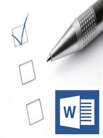 (imagepour) Evaluation des connaissances Word 2013