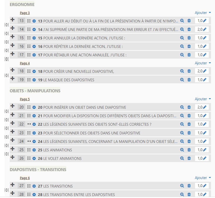 Qcm moodle powerpoint 2016 Qcm powerpoint 2019