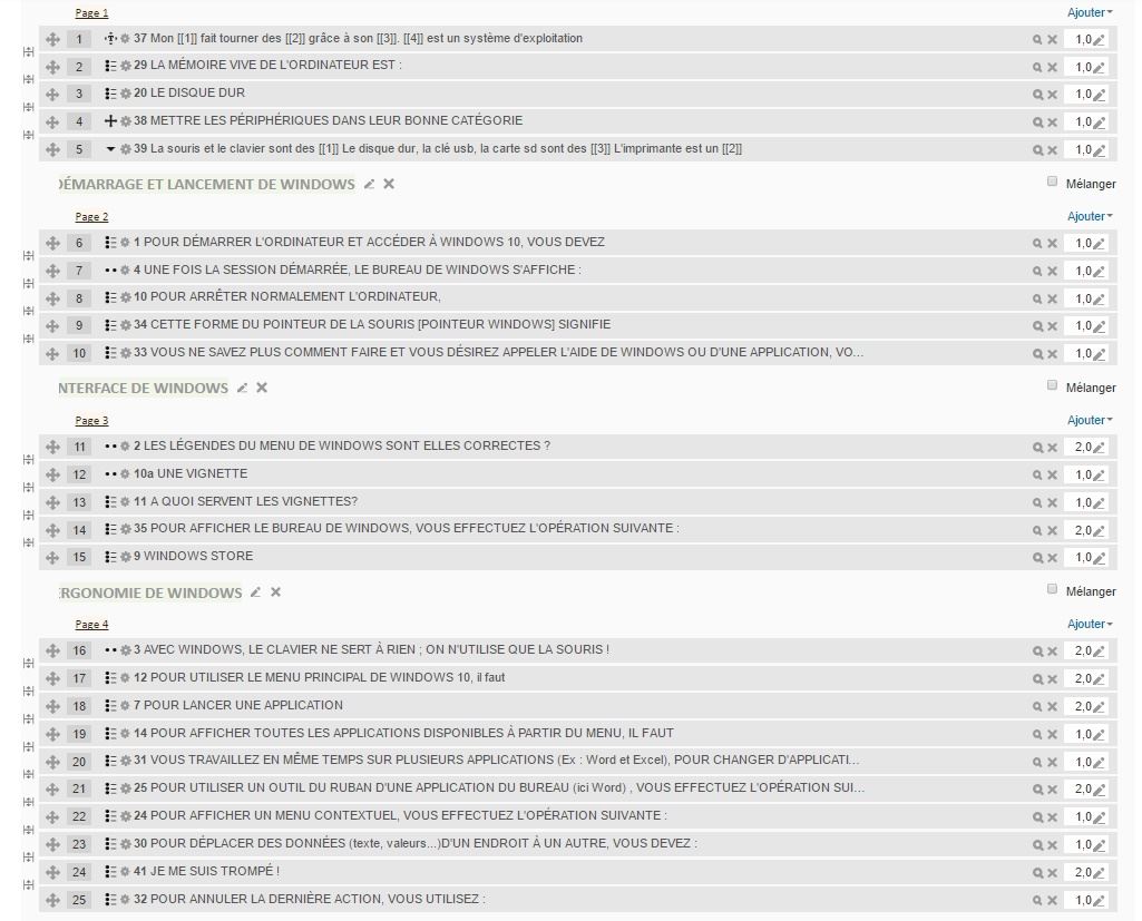 Evaluation des connaissances moodle windows 10 Evaluation des connaissances moodle windows 10