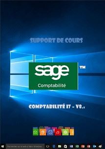 support de cours SAGE comptabilité i7 Version 8