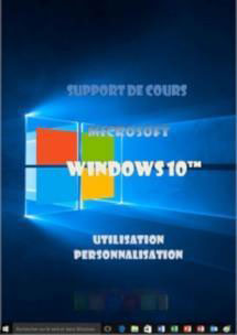 licence du cours Windows 10 utilisation personnalisation