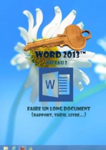 (imagepour) cours en ligne Word 2013, Le long document, les objets