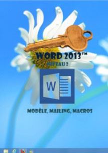 cours en ligne Word 2013,mailing, modele